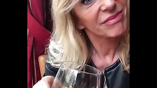 French MILF Marina Beaulieu having sex with BBC in front of her scrimp